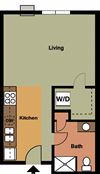 Small Efficiency-no balcony